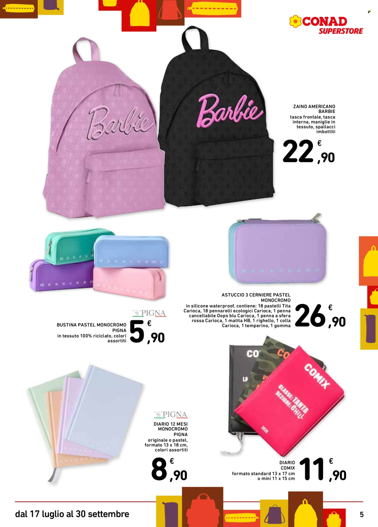 Volantino Conad Superstore - 17/7/2025 - 30/9/2025. Pagina 5