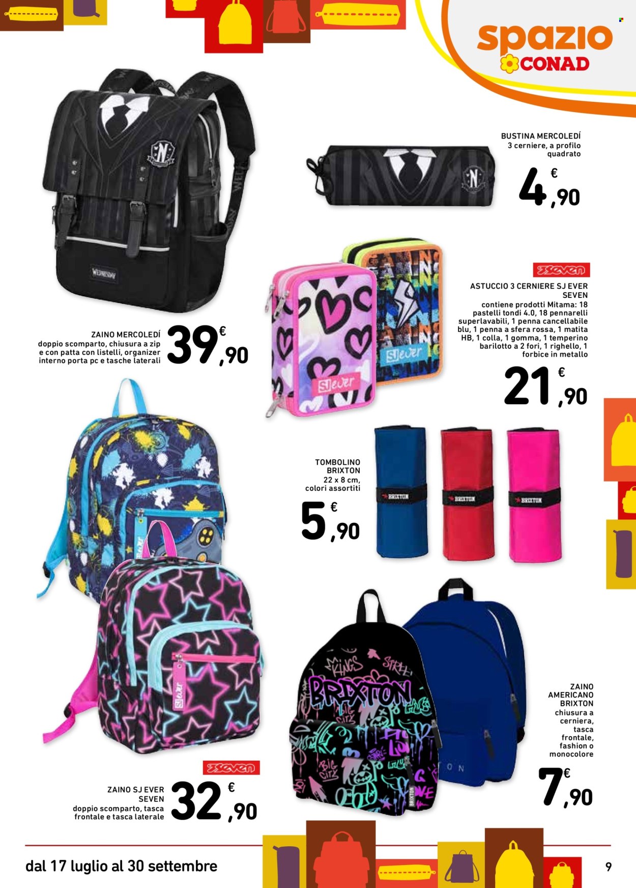 Volantino Spazio Conad - 17/7/2025 - 30/9/2025. Pagina 9