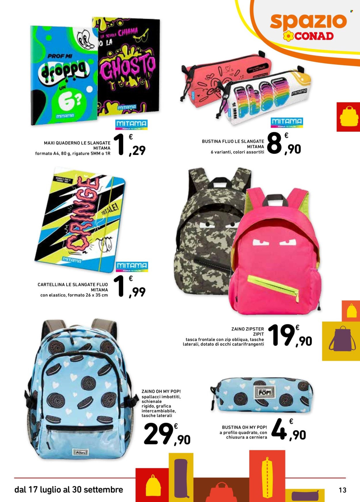 Volantino Spazio Conad - 17/7/2025 - 30/9/2025. Pagina 13