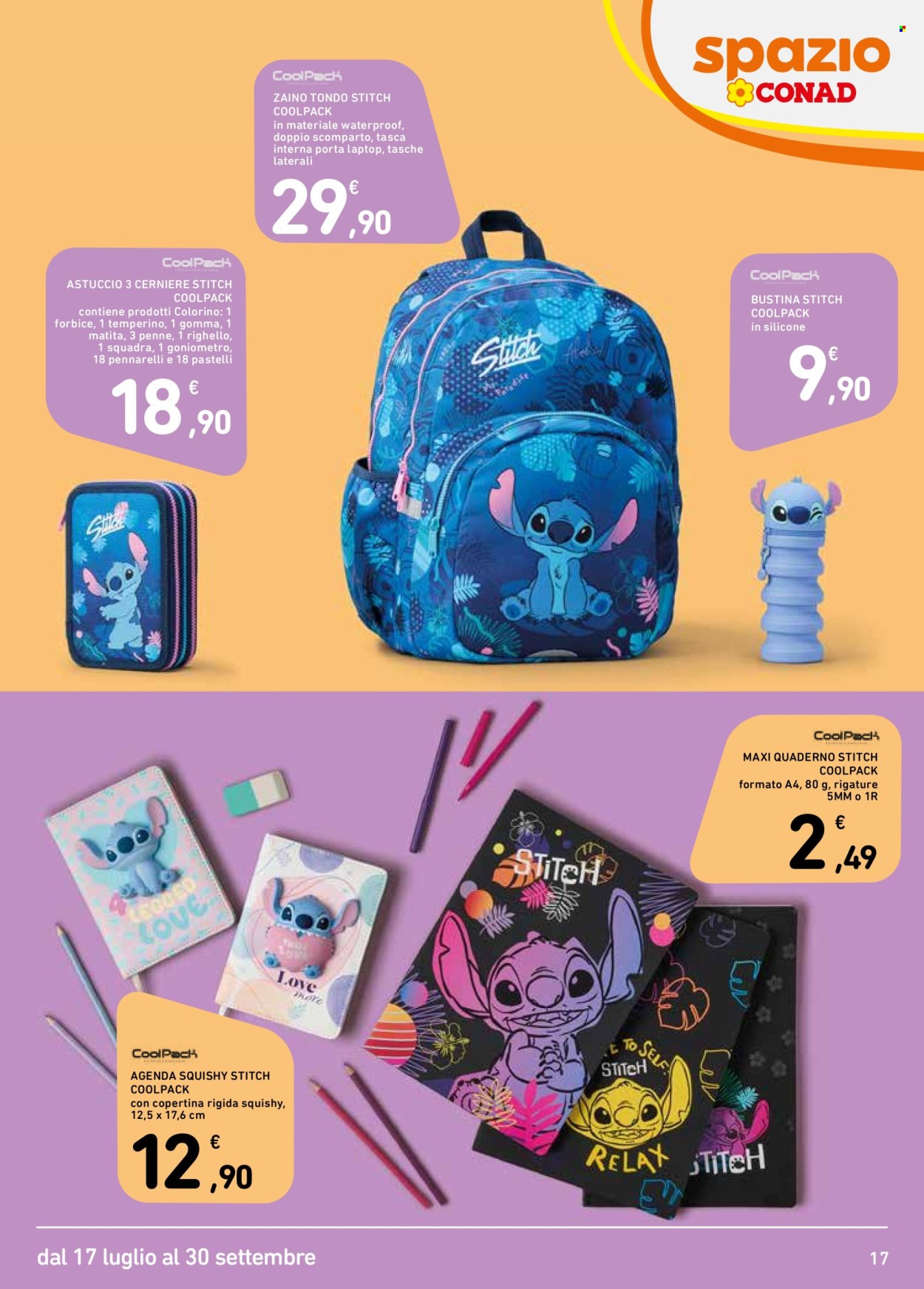 Volantino Spazio Conad - 17/7/2025 - 30/9/2025. Pagina 17