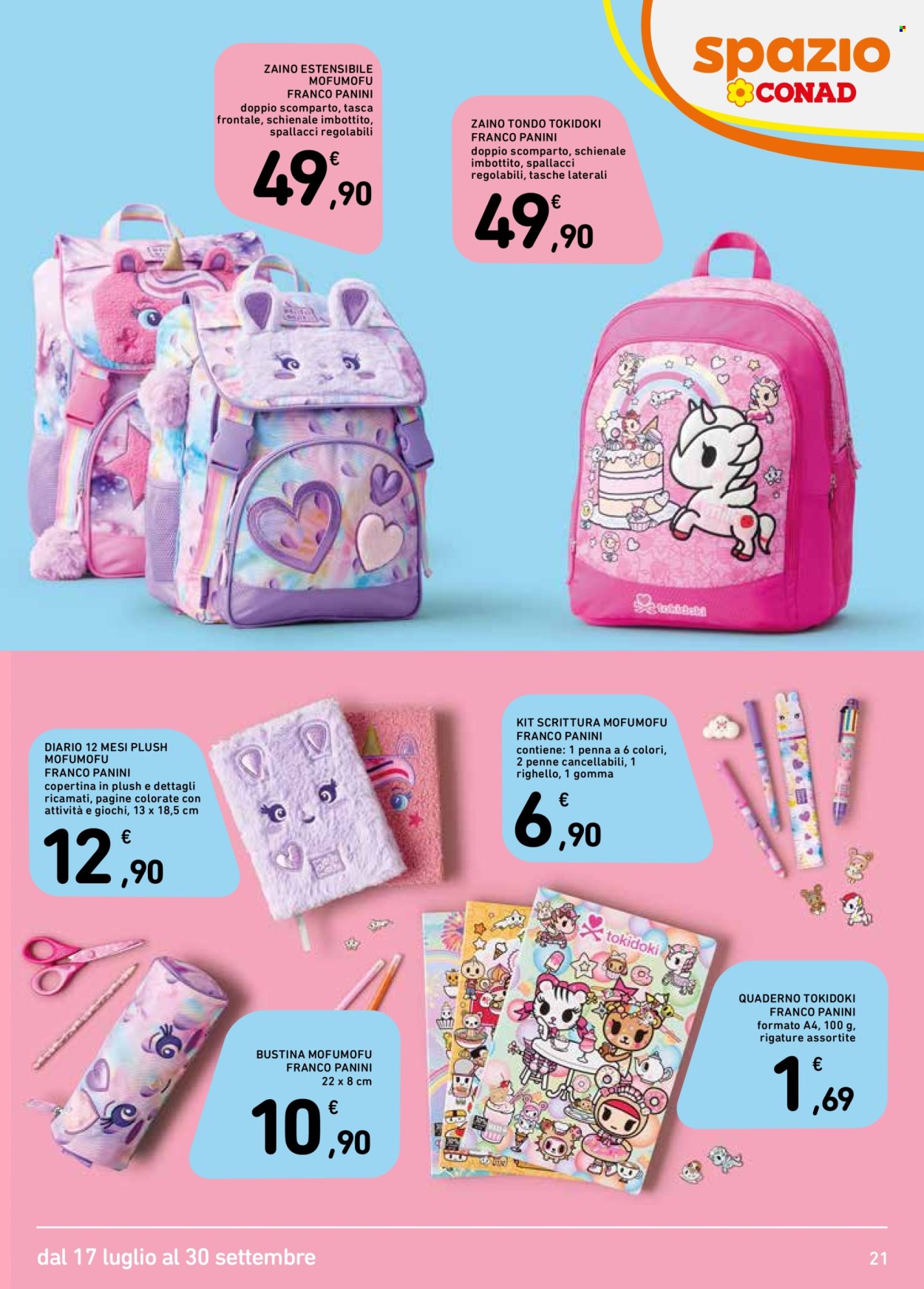 Volantino Spazio Conad - 17/7/2025 - 30/9/2025. Pagina 21