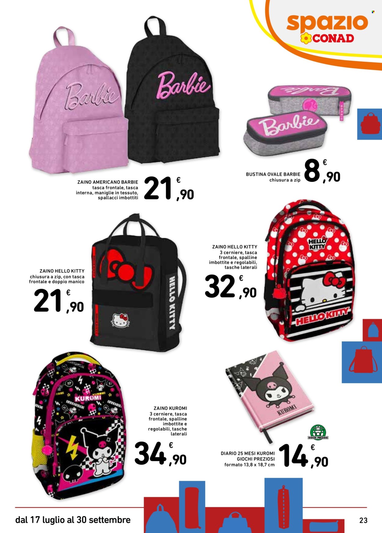 Volantino Spazio Conad - 17/7/2025 - 30/9/2025. Pagina 23