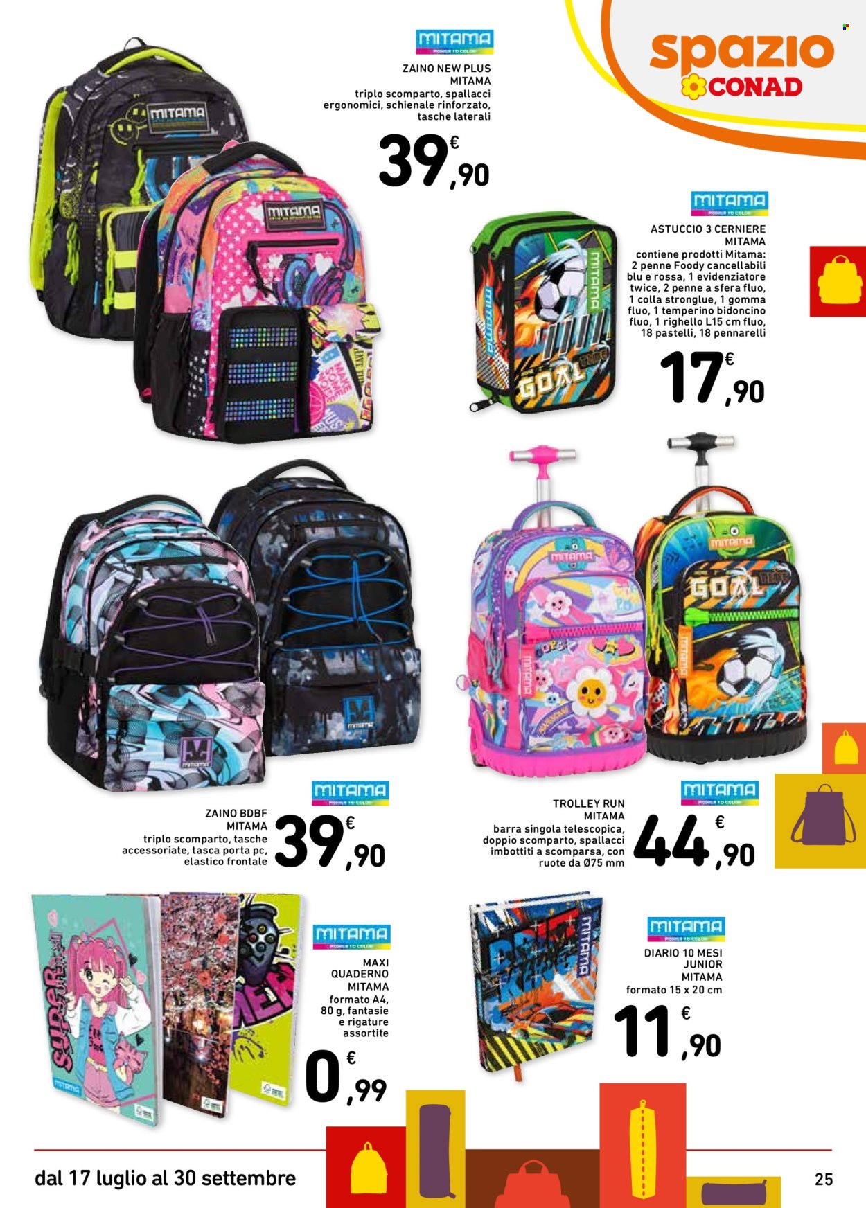 Volantino Spazio Conad - 17/7/2025 - 30/9/2025. Pagina 25