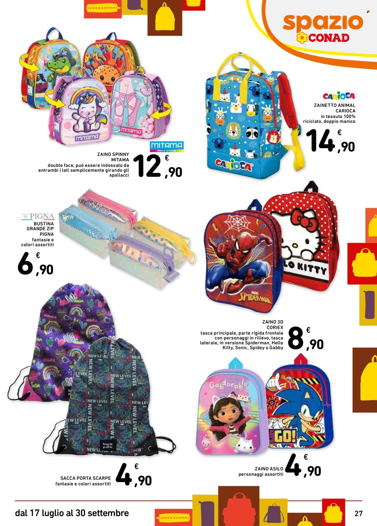 Volantino Spazio Conad - 17/7/2025 - 30/9/2025. Pagina 27