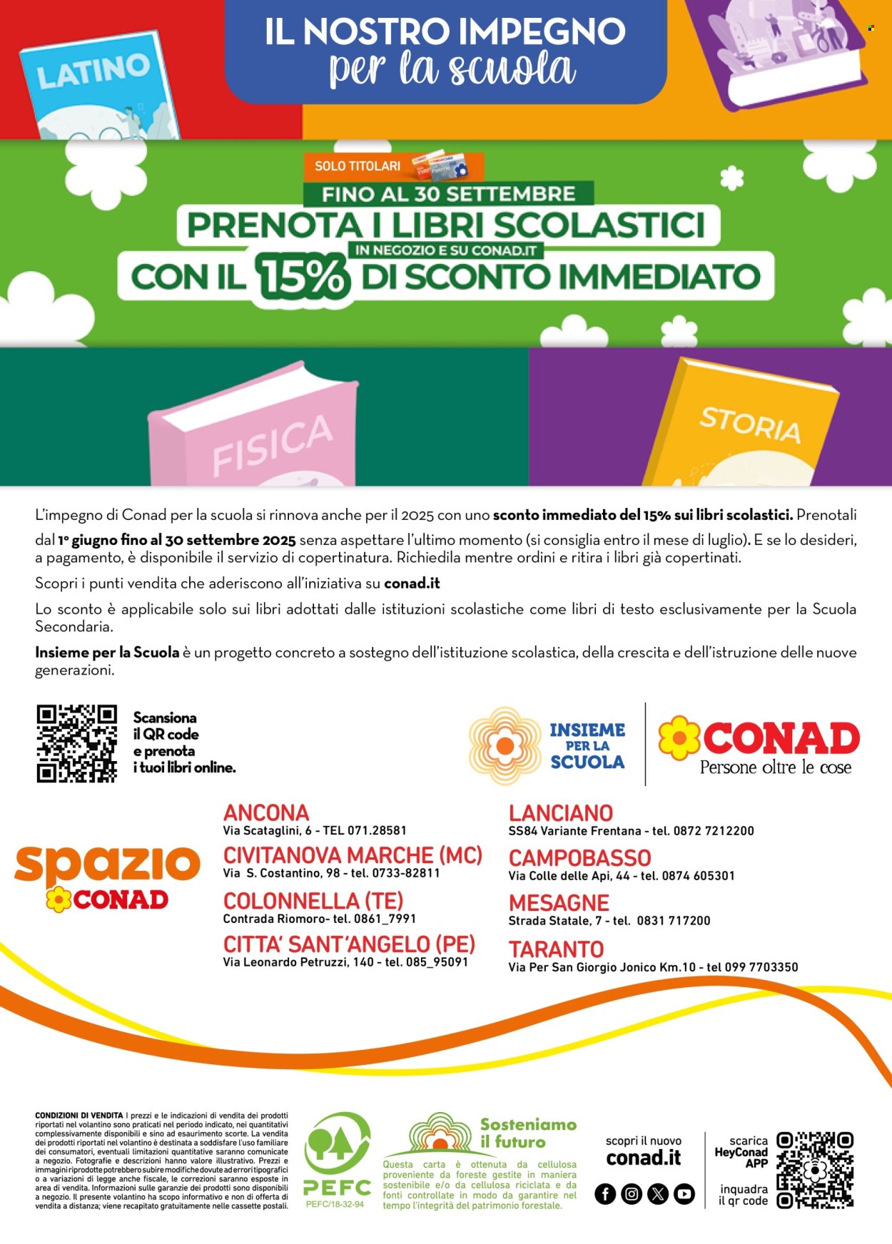Volantino Spazio Conad - 17/7/2025 - 30/9/2025. Pagina 28