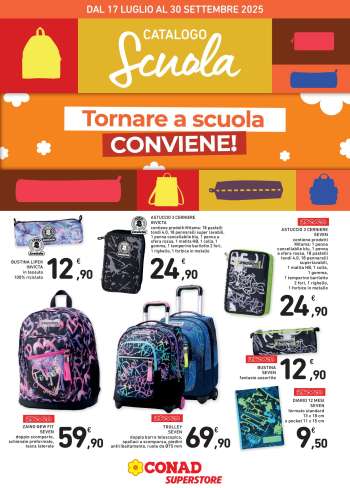 Volantino Conad Superstore - 17/7/2025 - 30/9/2025.