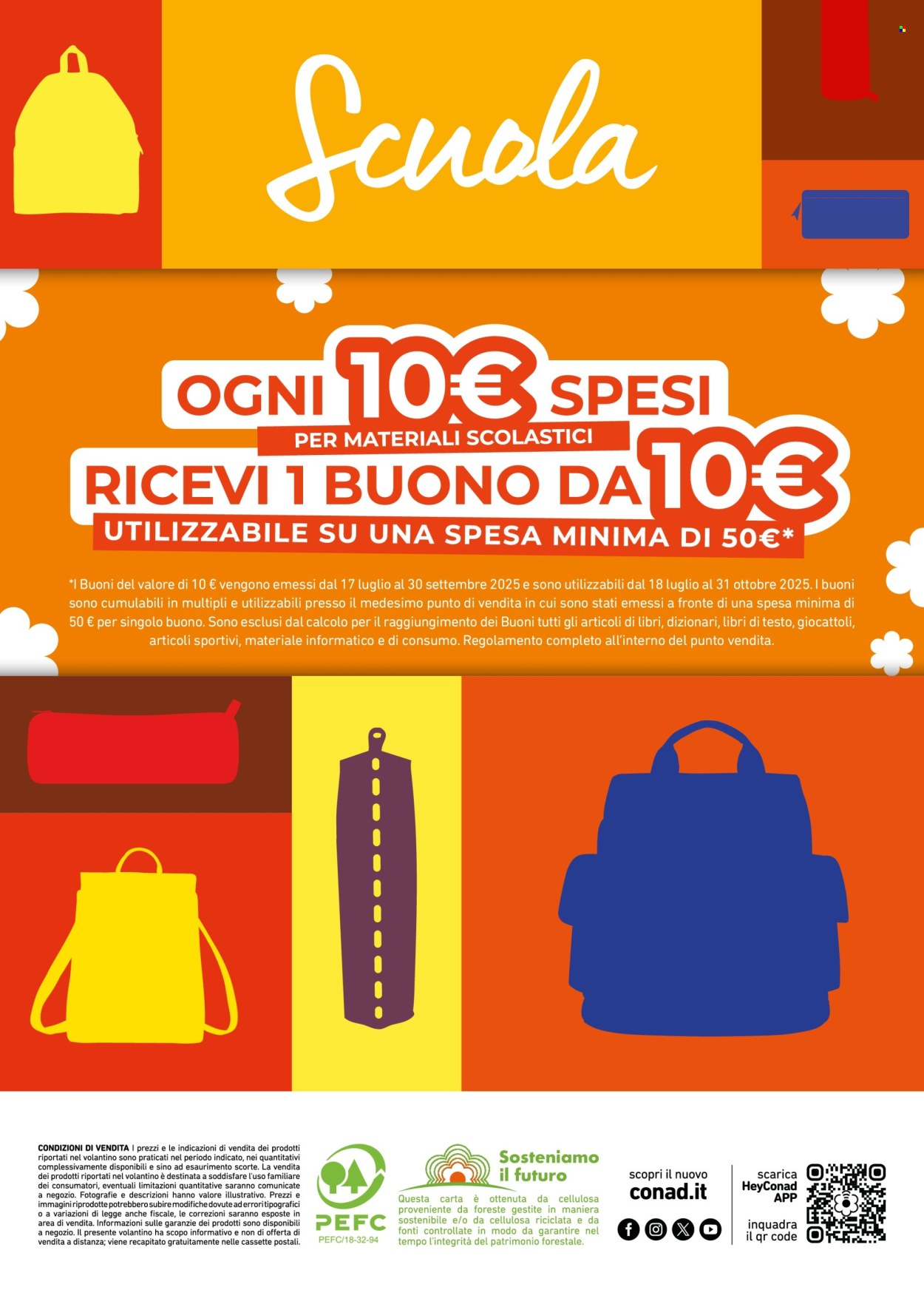 Volantino Spesa Facile Conad - 17/7/2025 - 30/9/2025. Pagina 4
