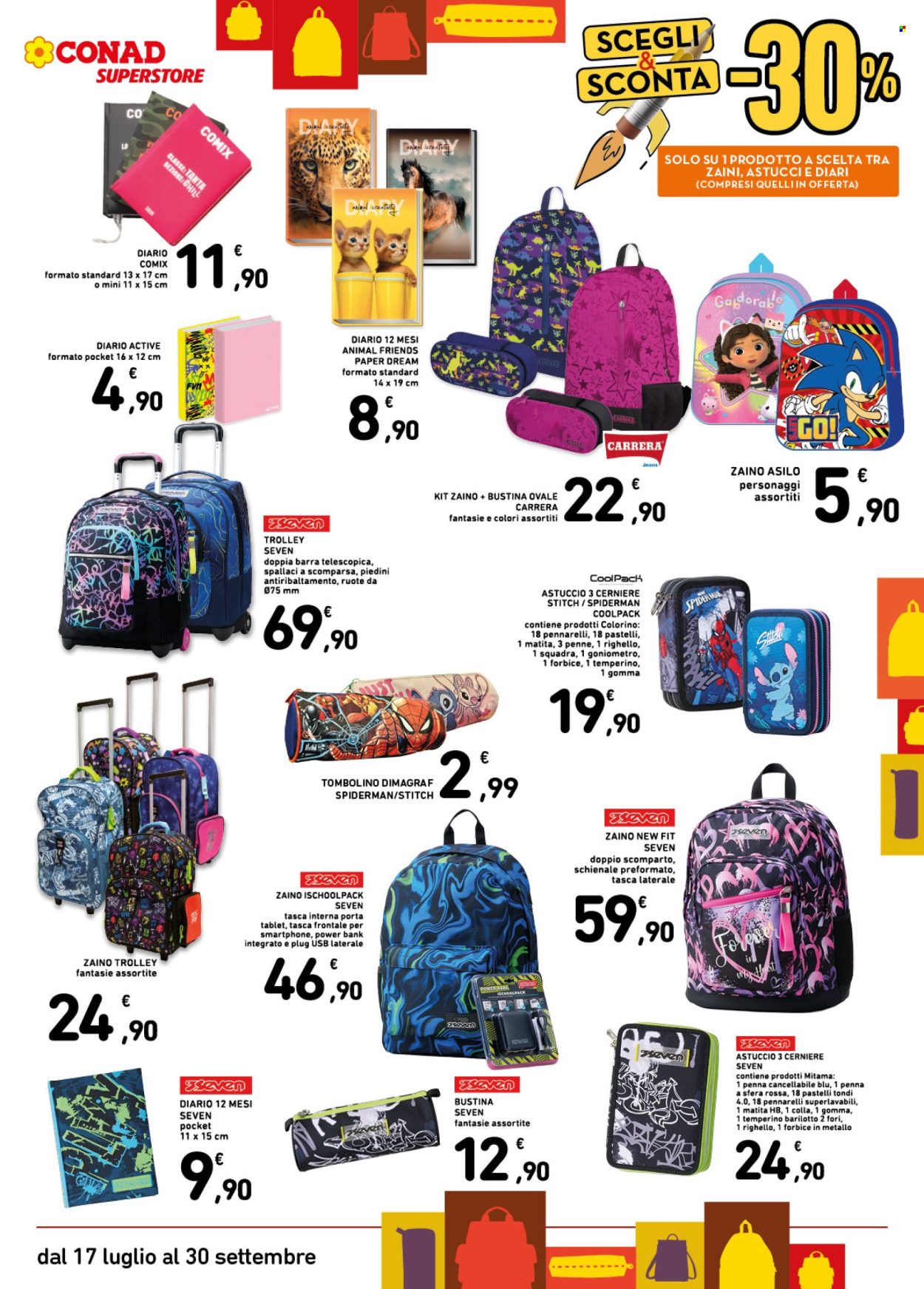 Volantino Conad Superstore - 17/7/2025 - 30/9/2025. Pagina 3