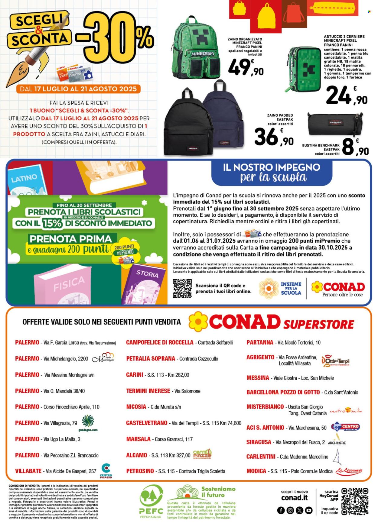 Volantino Conad Superstore - 17/7/2025 - 30/9/2025. Pagina 4
