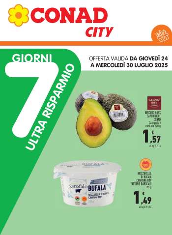 Volantino Conad - 24/7/2025 - 30/7/2025.