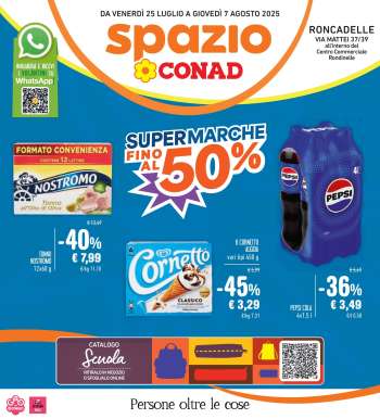 Volantino Spazio Conad - 25/7/2025 - 7/8/2025.