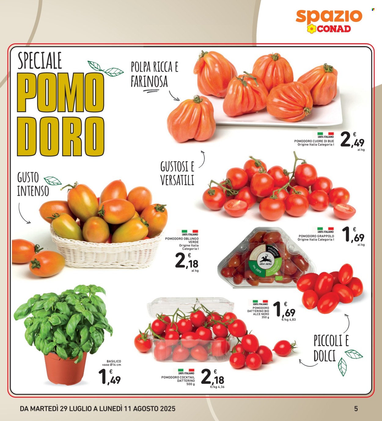 Volantino Spazio Conad - 29/7/2025 - 11/8/2025. Pagina 5