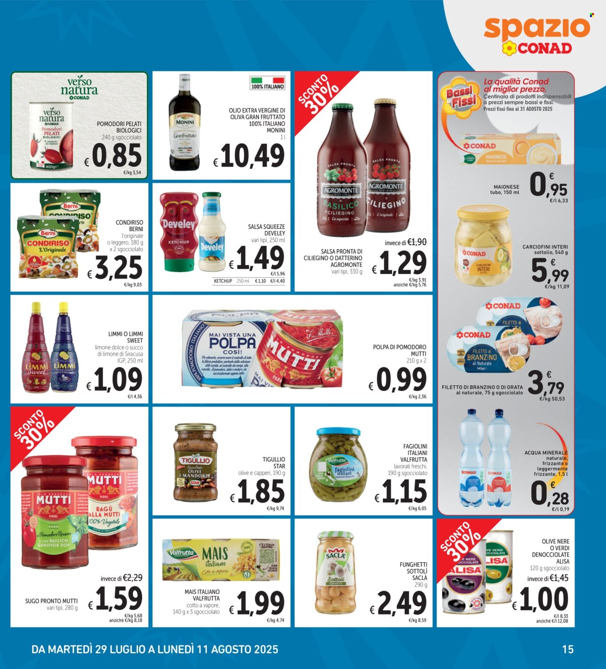 Volantino Spazio Conad - 29/7/2025 - 11/8/2025. Pagina 15
