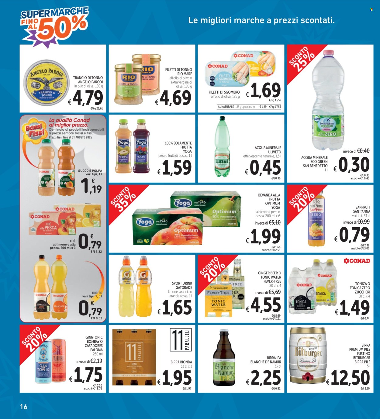 Volantino Spazio Conad - 29/7/2025 - 11/8/2025. Pagina 16