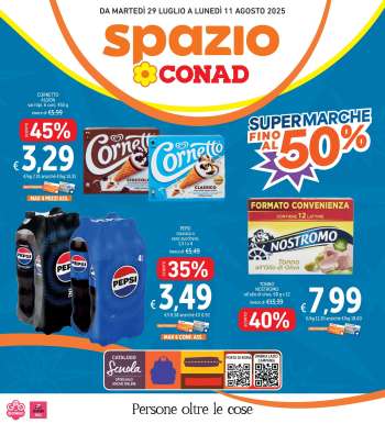 Volantino Spazio Conad - 29/7/2025 - 11/8/2025.
