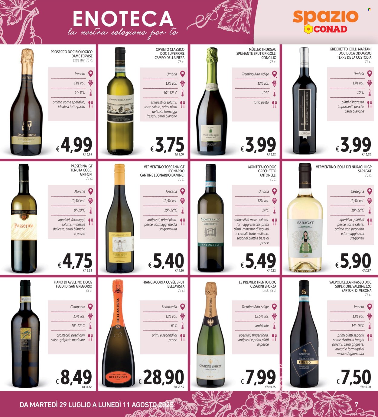 Volantino Spazio Conad - 29/7/2025 - 11/8/2025. Pagina 7