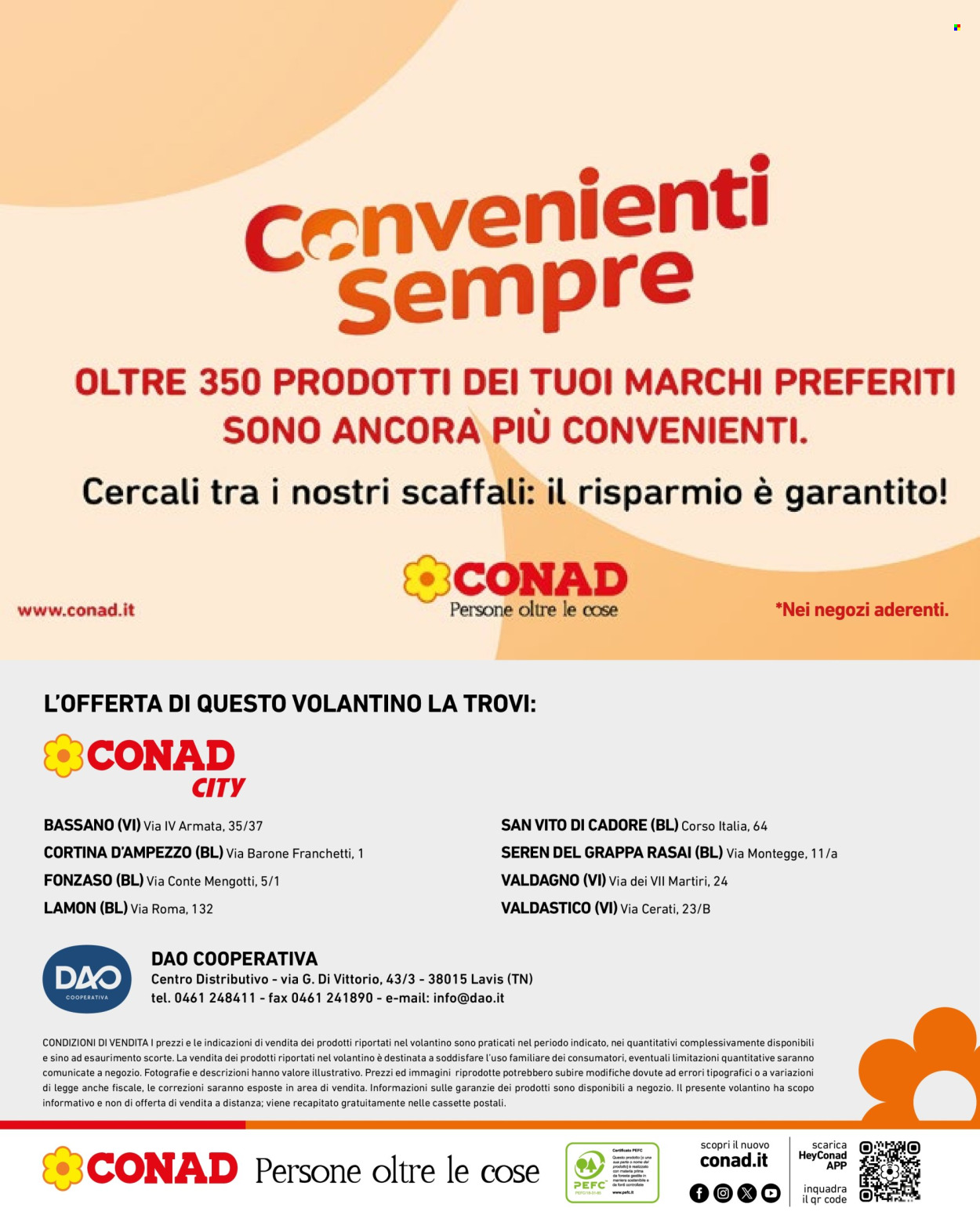 Volantino Conad - 29/7/2025 - 11/8/2025. Pagina 20