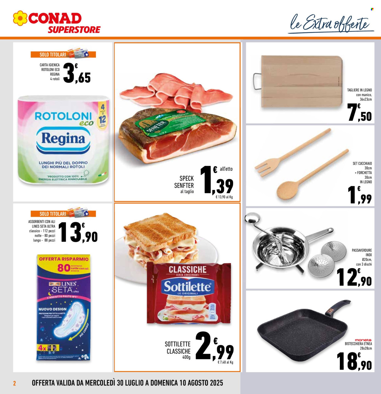 Volantino Conad Superstore - 30/7/2025 - 10/8/2025. Pagina 2