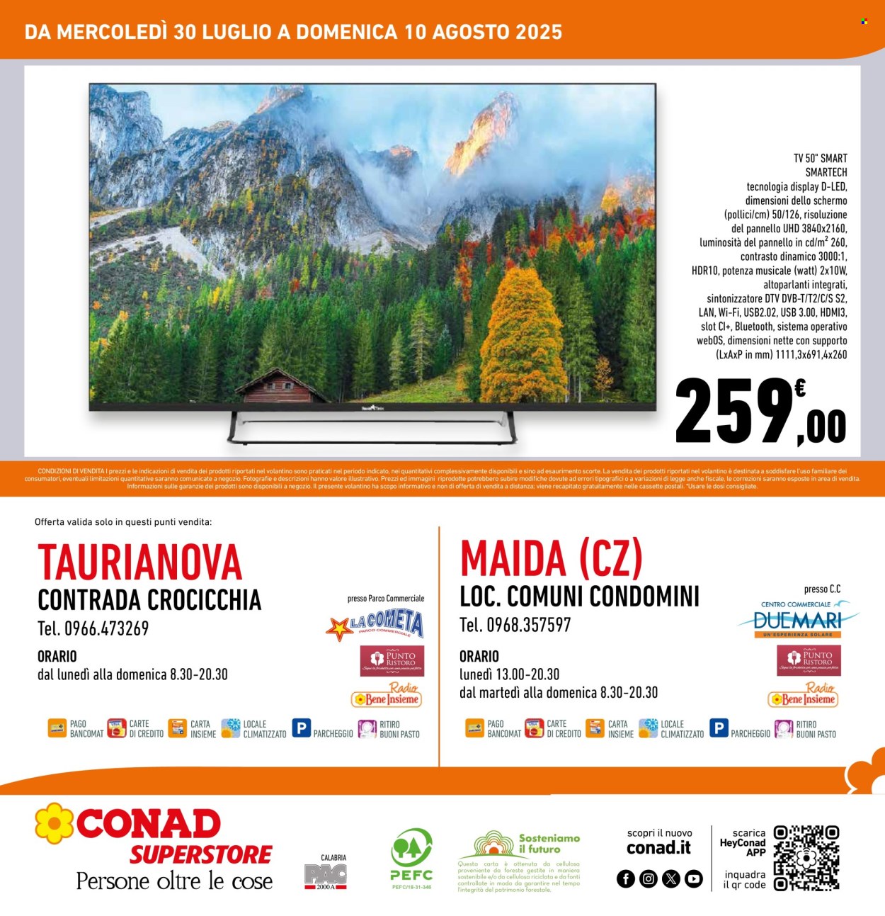 Volantino Conad Superstore - 30/7/2025 - 10/8/2025. Pagina 4