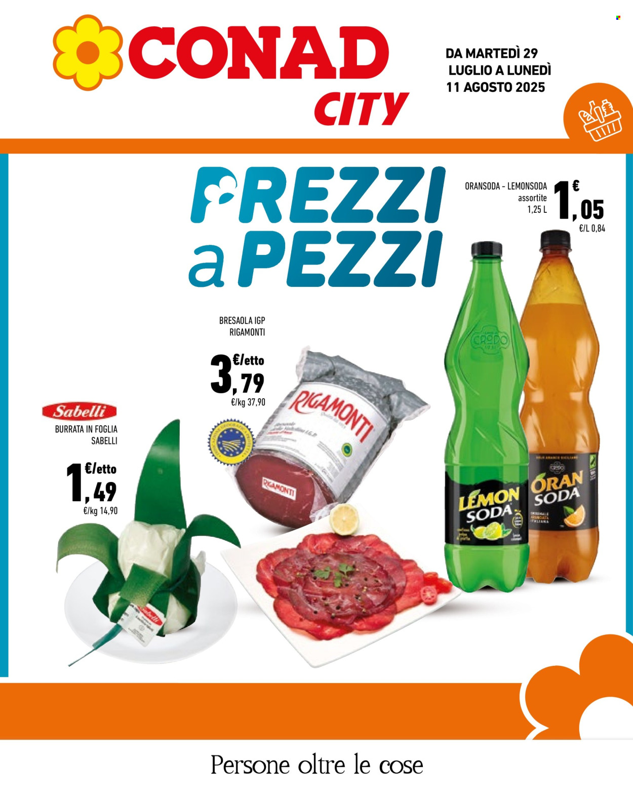 Volantino Conad City - 29/7/2025 - 11/8/2025. Pagina 1
