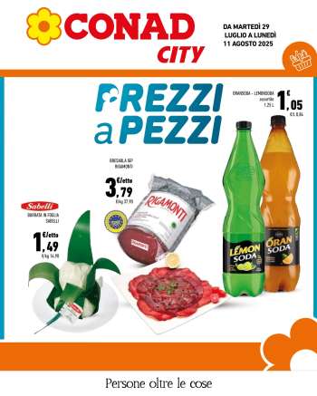 Volantino Conad City - 29/7/2025 - 11/8/2025.