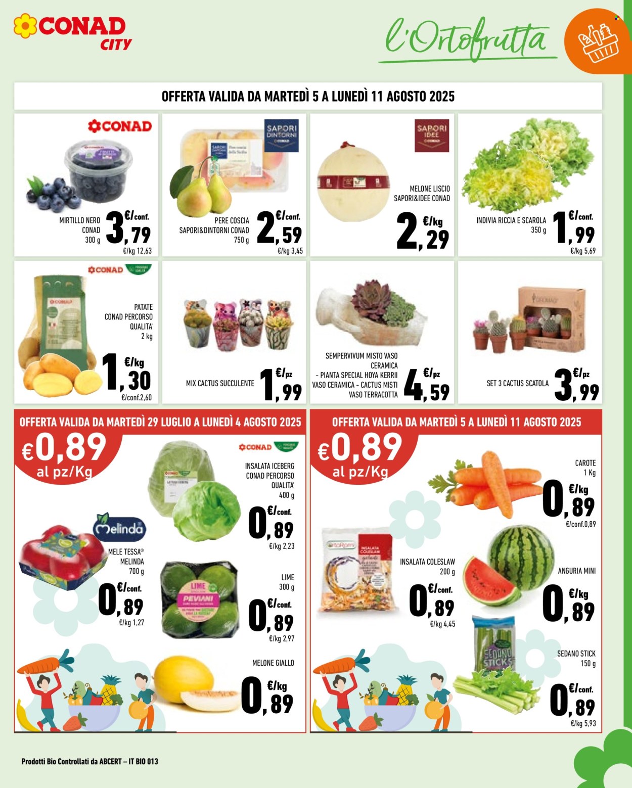 Volantino Conad City - 29/7/2025 - 11/8/2025. Pagina 3