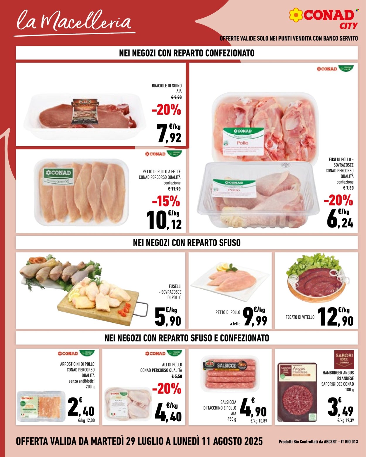 Volantino Conad City - 29/7/2025 - 11/8/2025. Pagina 4