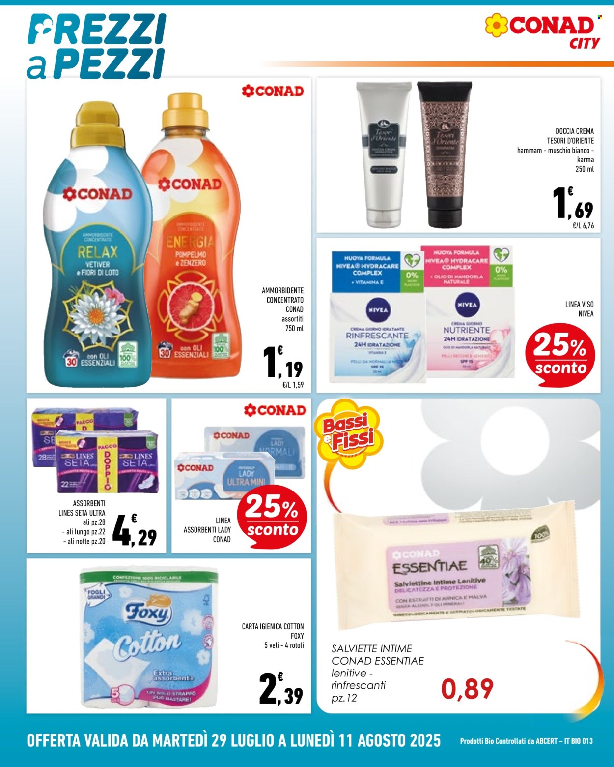 Volantino Conad City - 29/7/2025 - 11/8/2025. Pagina 16