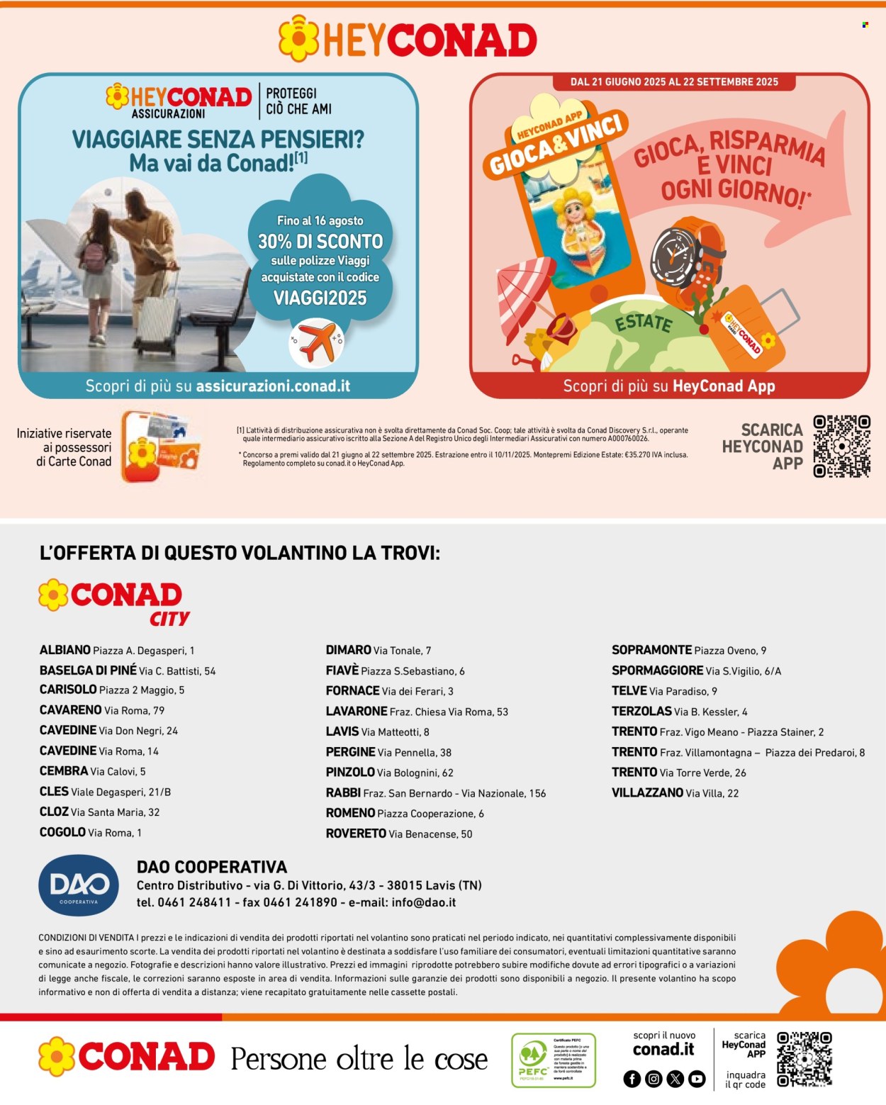 Volantino Conad City - 29/7/2025 - 11/8/2025. Pagina 20