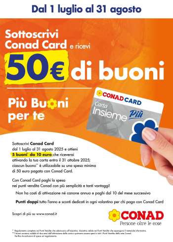 Volantino Conad - 1/7/2025 - 31/7/2025.