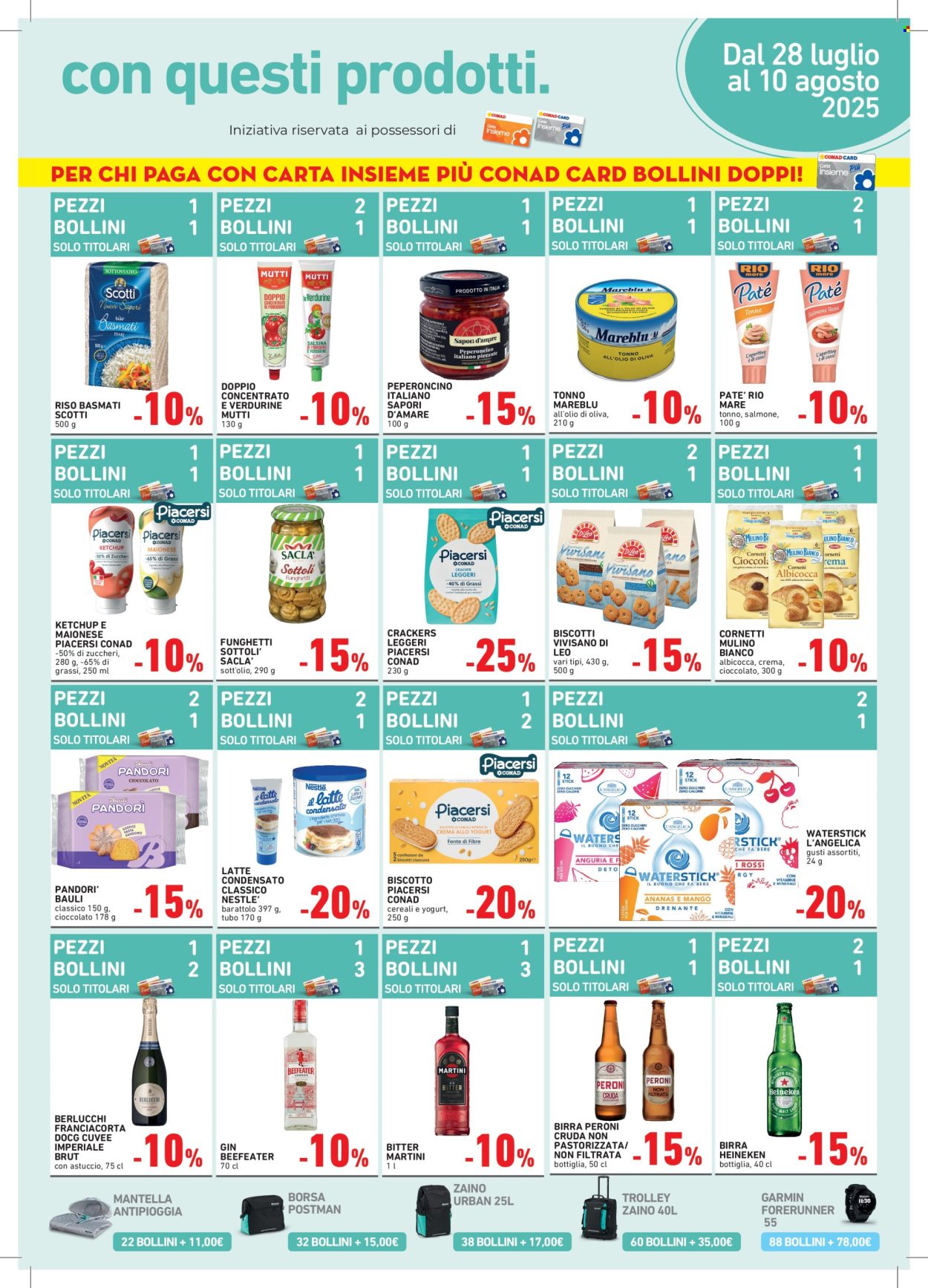 Volantino Conad - 28/7/2025 - 10/8/2025. Pagina 3