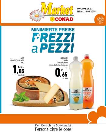 Volantino Market Conad - 29/7/2025 - 11/8/2025.