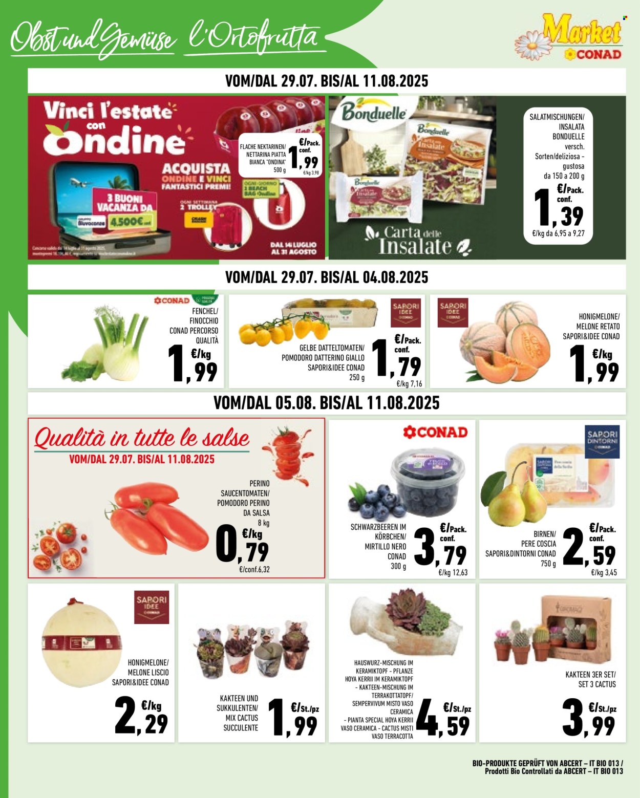 Volantino Market Conad - 29/7/2025 - 11/8/2025. Pagina 2