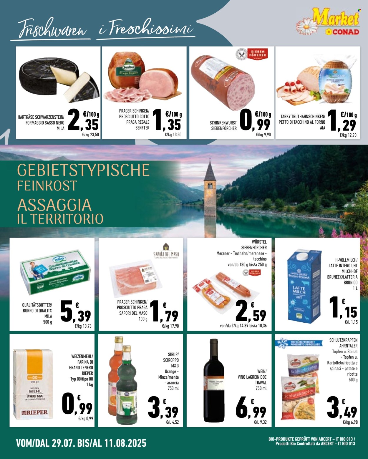 Volantino Market Conad - 29/7/2025 - 11/8/2025. Pagina 4
