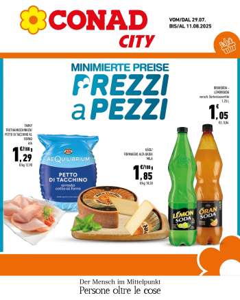Volantino Conad City - 29/7/2025 - 11/8/2025.