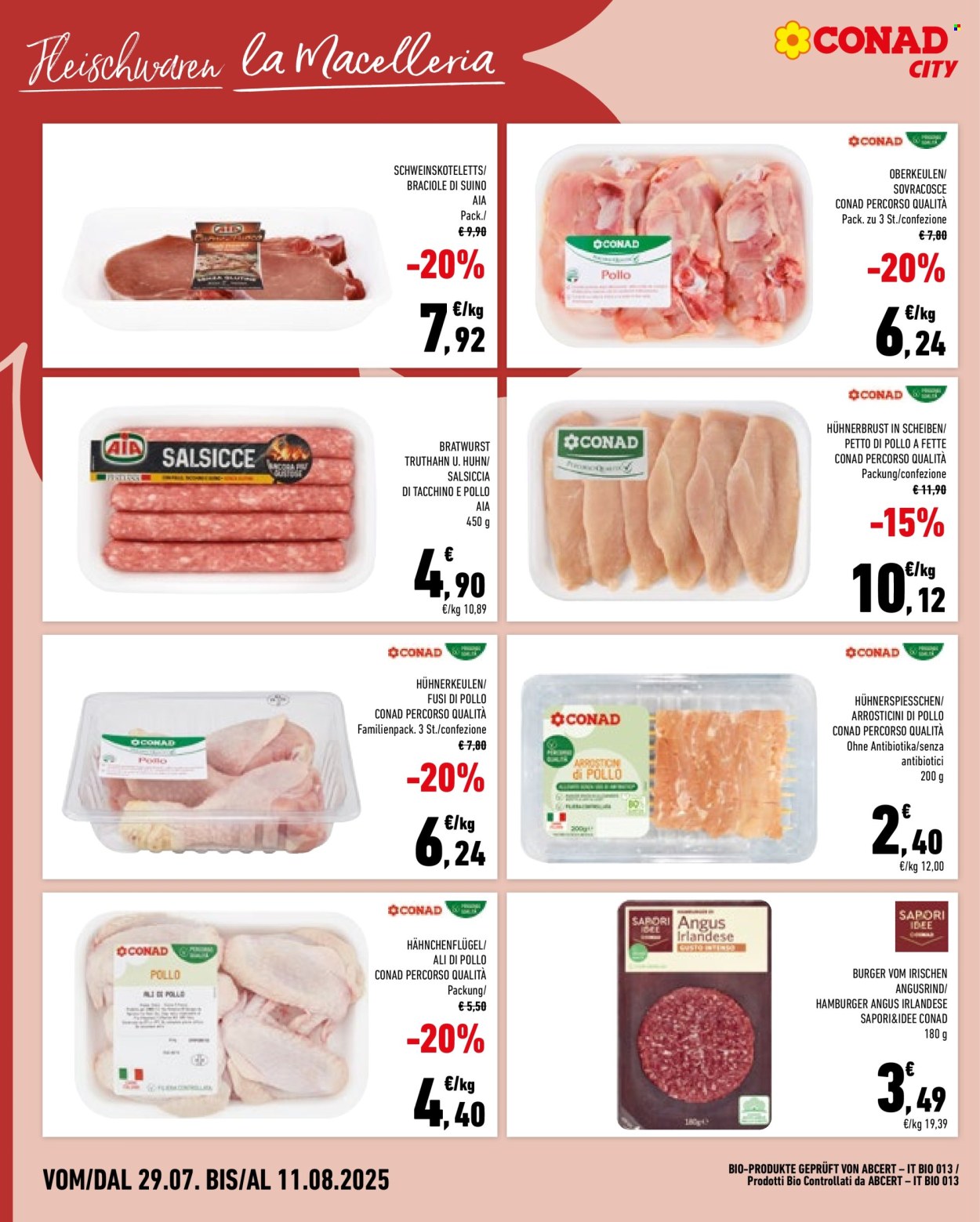 Volantino Conad City - 29/7/2025 - 11/8/2025. Pagina 4