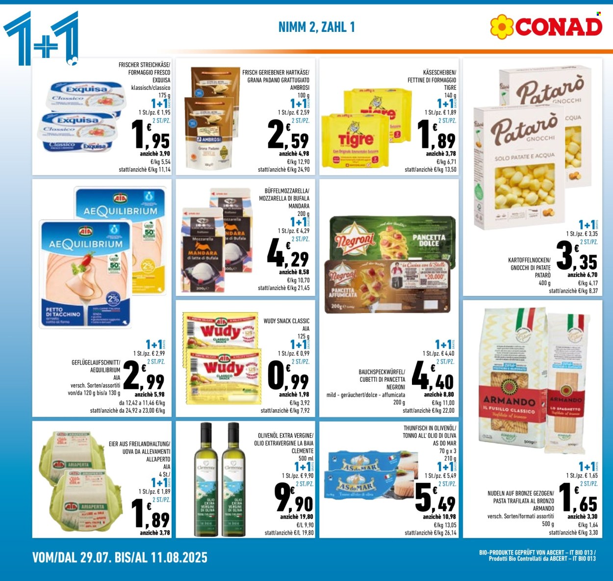 Volantino Conad - 29/7/2025 - 11/8/2025. Pagina 2
