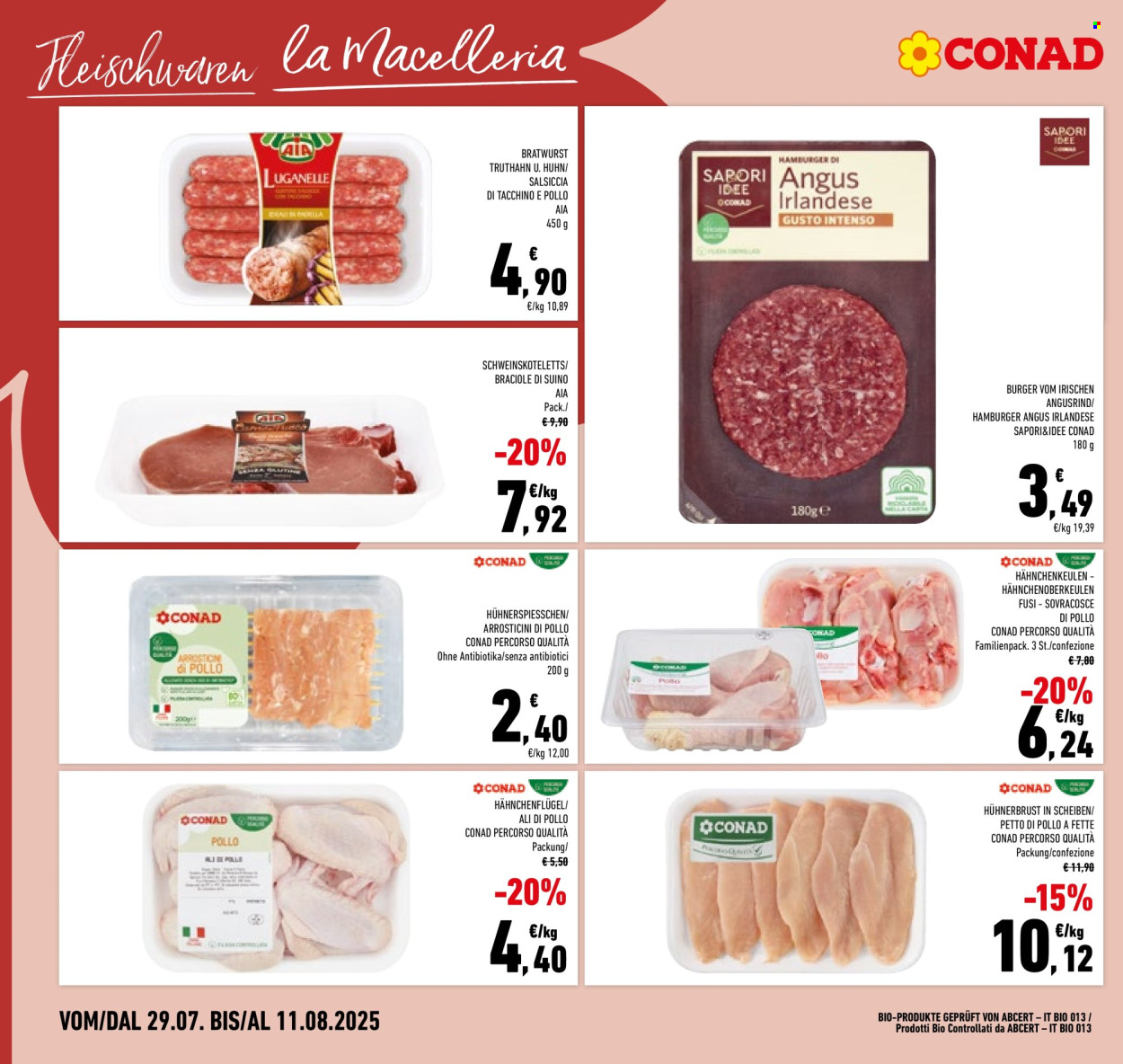 Volantino Conad - 29/7/2025 - 11/8/2025. Pagina 8