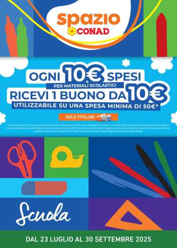 Volantino Spazio Conad - 23/7/2025 - 30/9/2025.