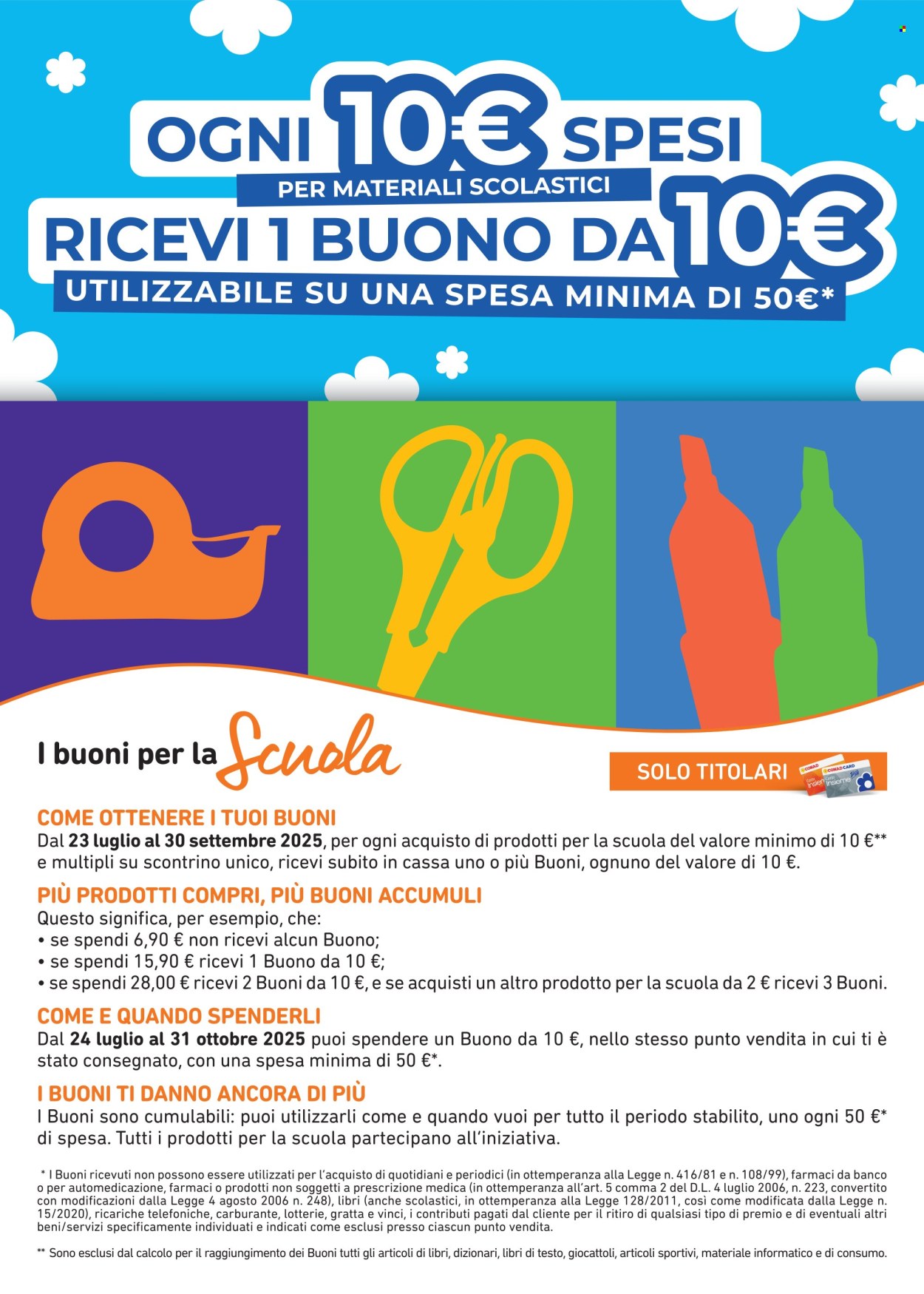 Volantino Conad Superstore - 23/7/2025 - 30/9/2025. Pagina 2