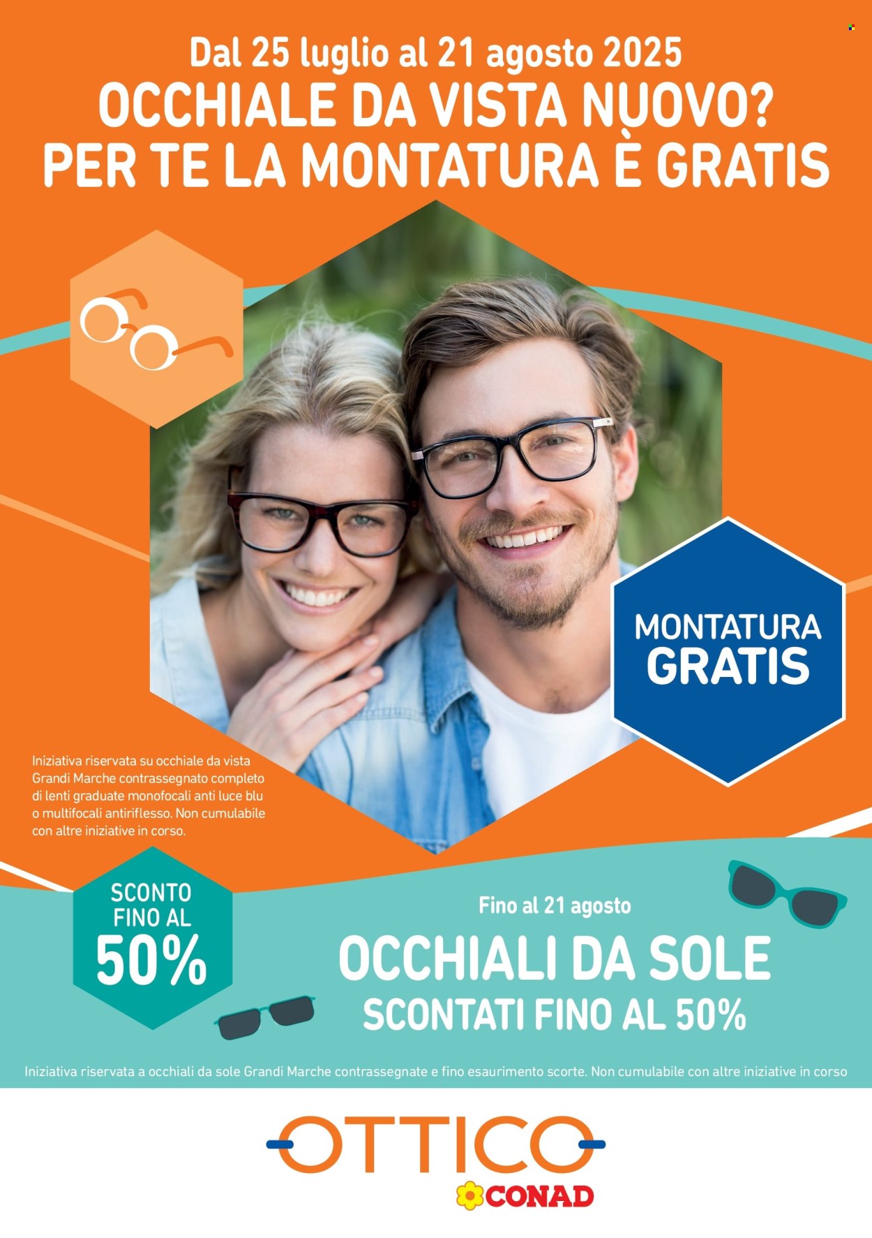 Volantino Spazio Conad - 25/7/2025 - 21/8/2025. Pagina 1