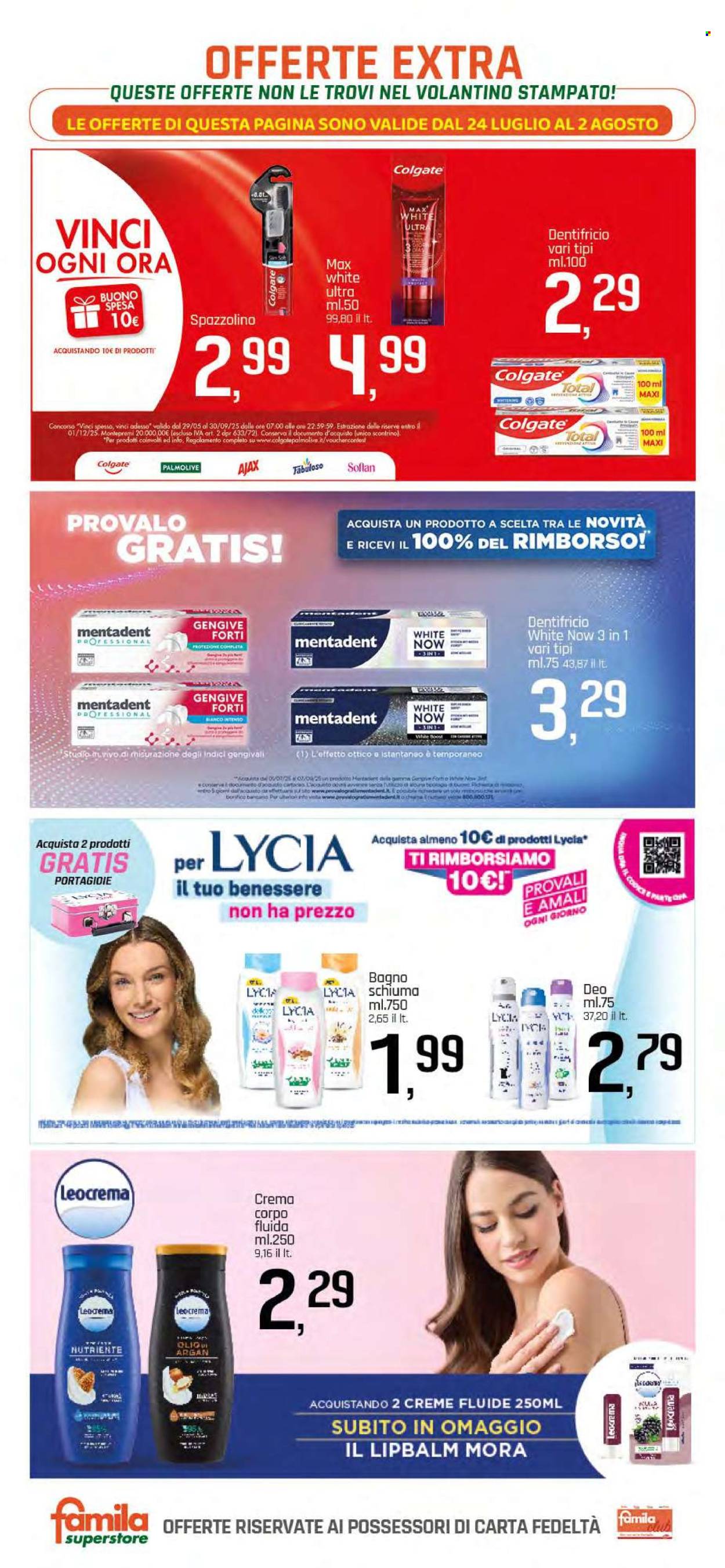 Volantino Famila - 24/7/2025 - 2/8/2025. Pagina 25