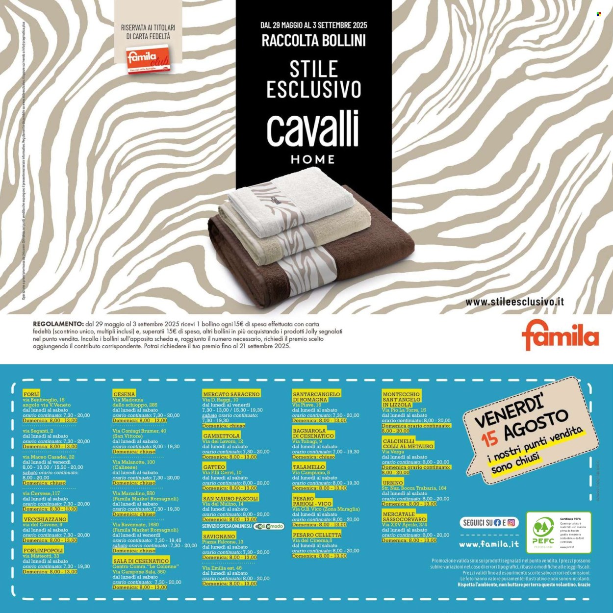Volantino Famila - 31/7/2025 - 20/8/2025. Pagina 20