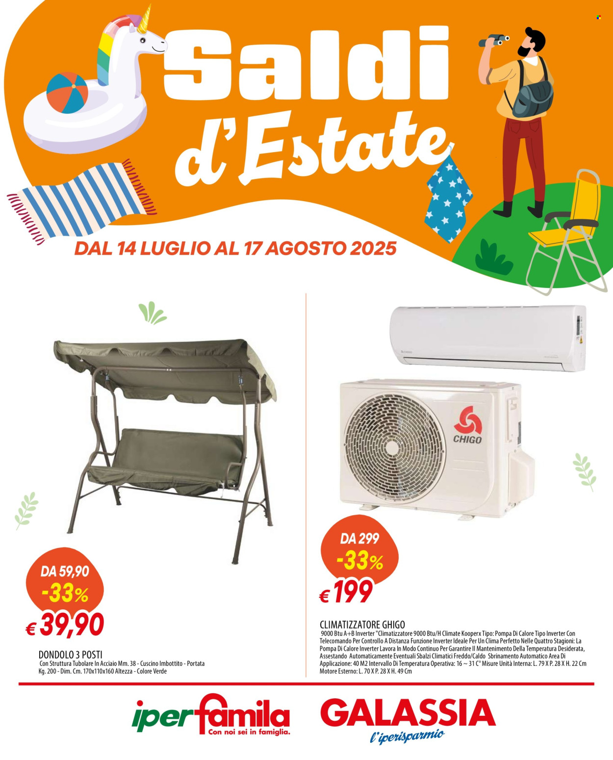 Volantino Famila - 14/7/2025 - 17/8/2025. Pagina 1