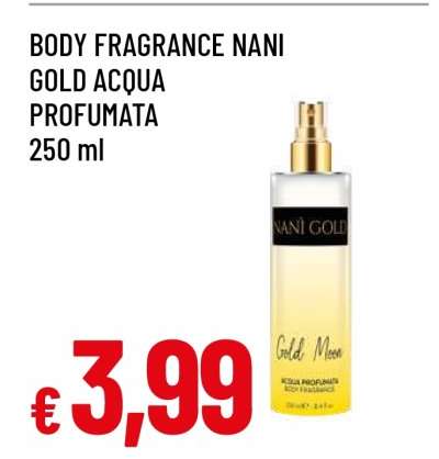 BODY FRAGRANCE NANI GOLD ACQUA PROFUMATA