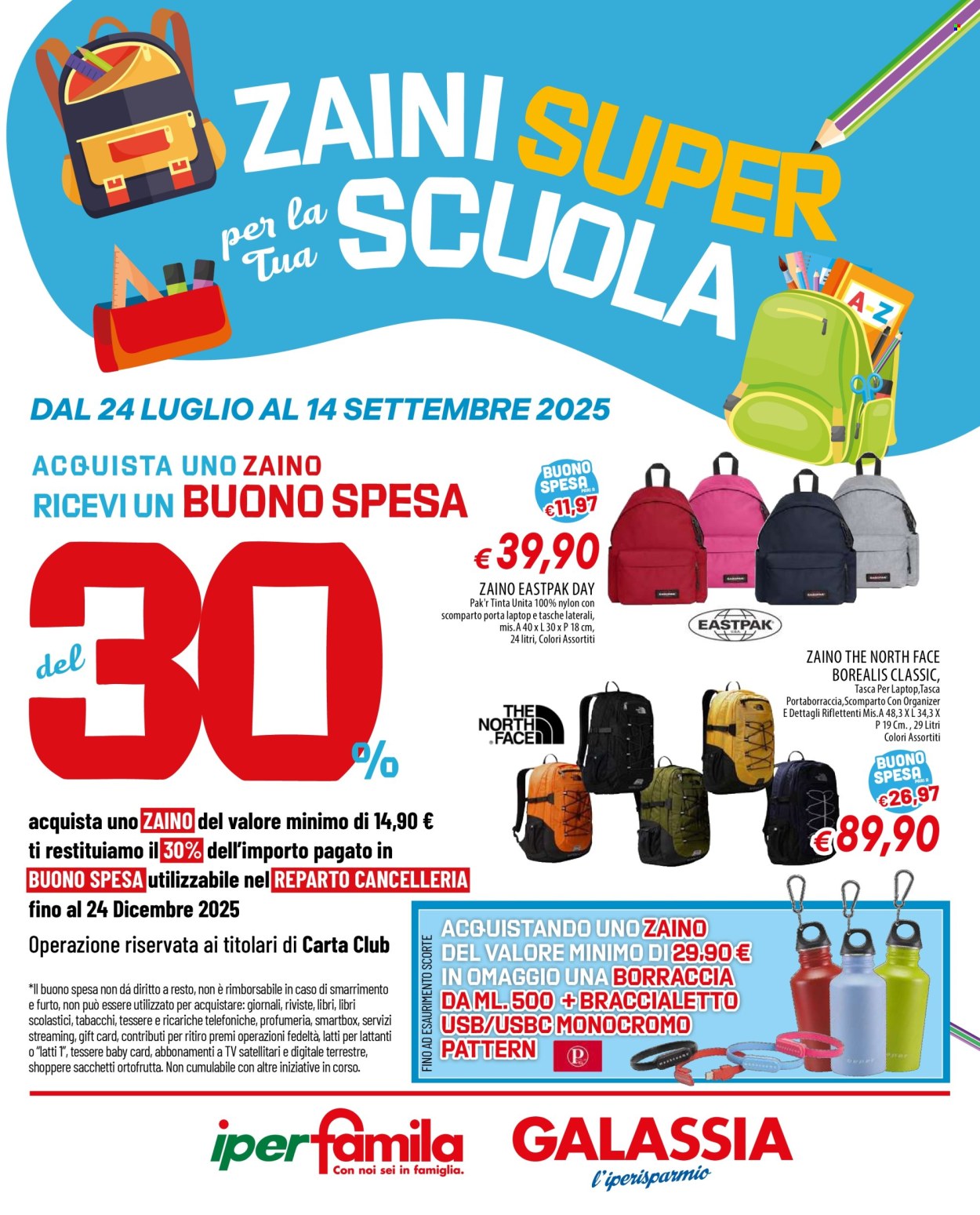 Volantino Famila - 24/7/2025 - 14/9/2025. Pagina 1
