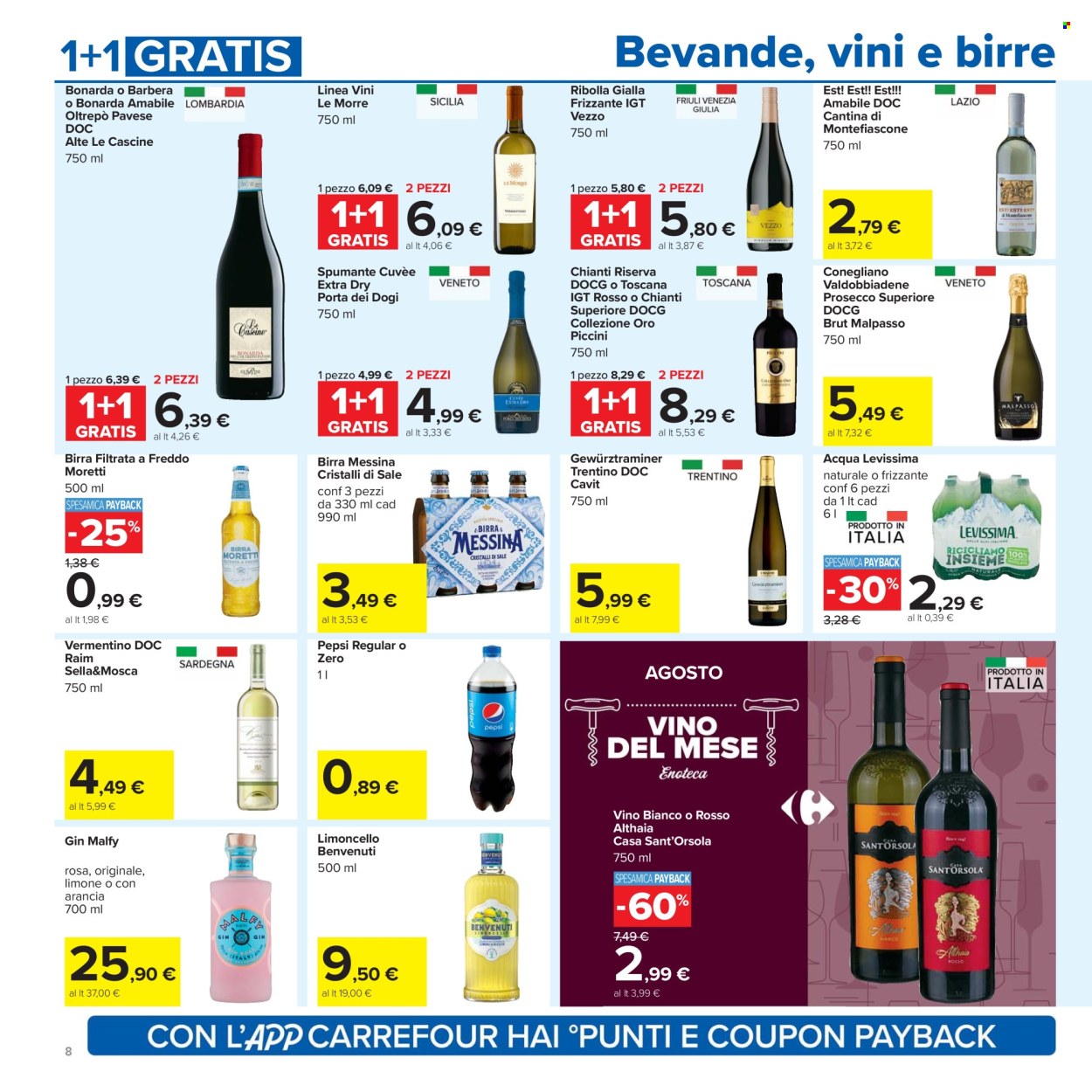 Volantino Carrefour - 24/7/2025 - 6/8/2025. Pagina 8