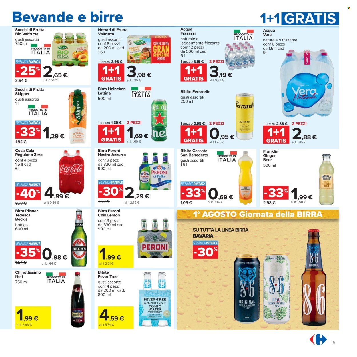 Volantino Carrefour - 24/7/2025 - 6/8/2025. Pagina 9