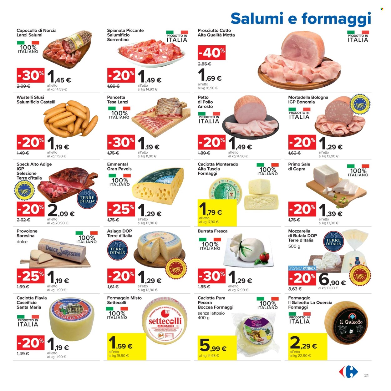 Volantino Carrefour - 24/7/2025 - 6/8/2025. Pagina 21