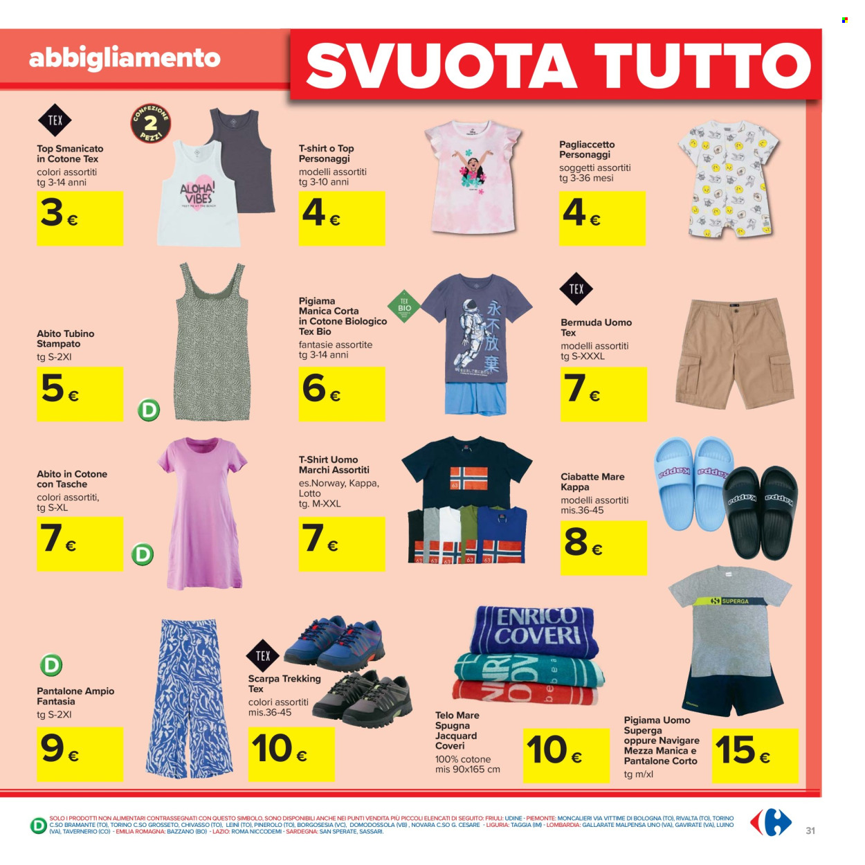 Volantino Carrefour - 24/7/2025 - 6/8/2025. Pagina 31
